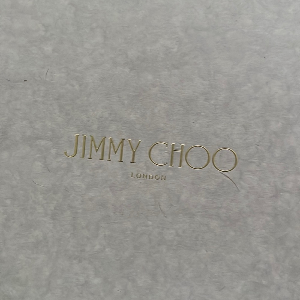 Jimmy Choo ankle boot box and papers